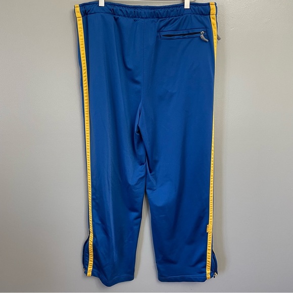 VINTAGE Y2K ABERCROMBIE & FITCH blue yellow track pants Large Athleisure - Picture 9 of 16